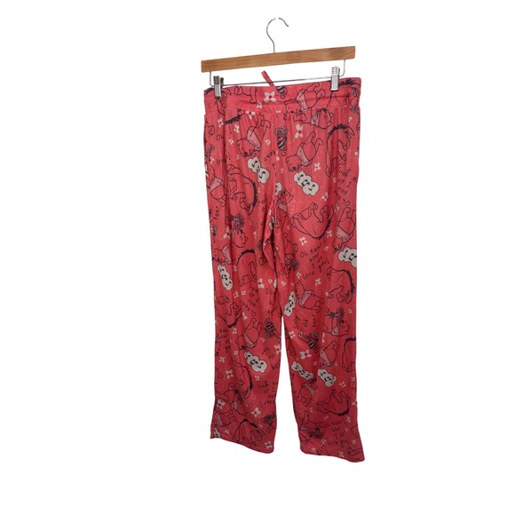 Disney Pajama Pants Medium M Pink Winnie the Pooh Eeyore Lounge Disneycore - Picture 3 of 8